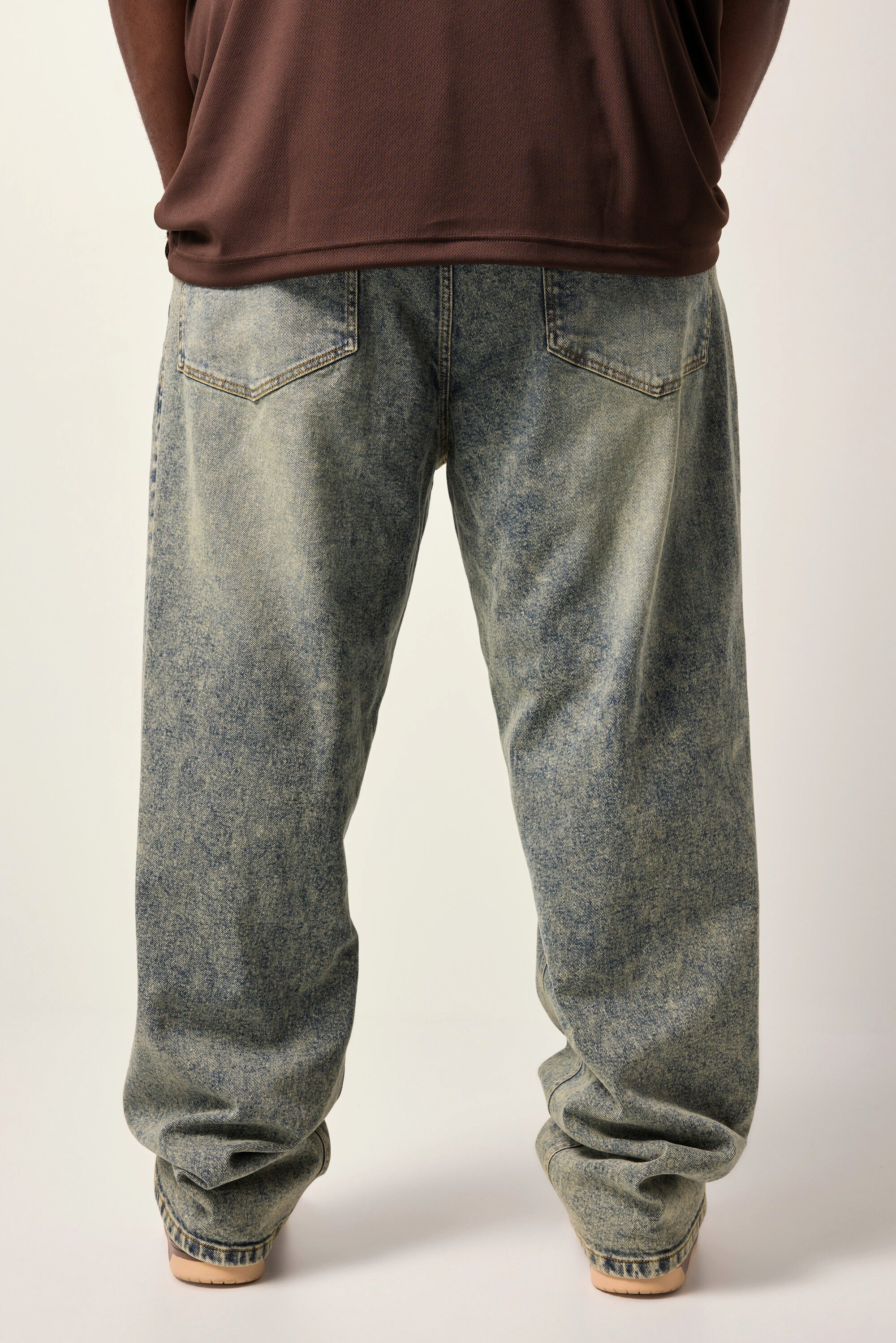 STHUGE 5-Pocket-Jeans Jeans Dirty Denim 5-Pocket tapered Loose Fit