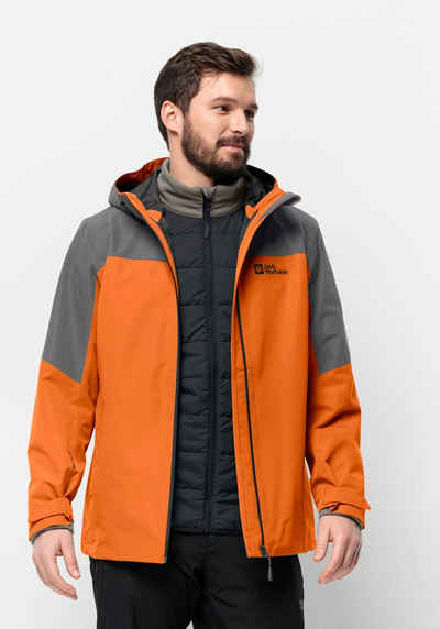 Jack Wolfskin 3-in-1-Funktionsjacke GLAABACH 3IN1 JKT M (2 teilig)