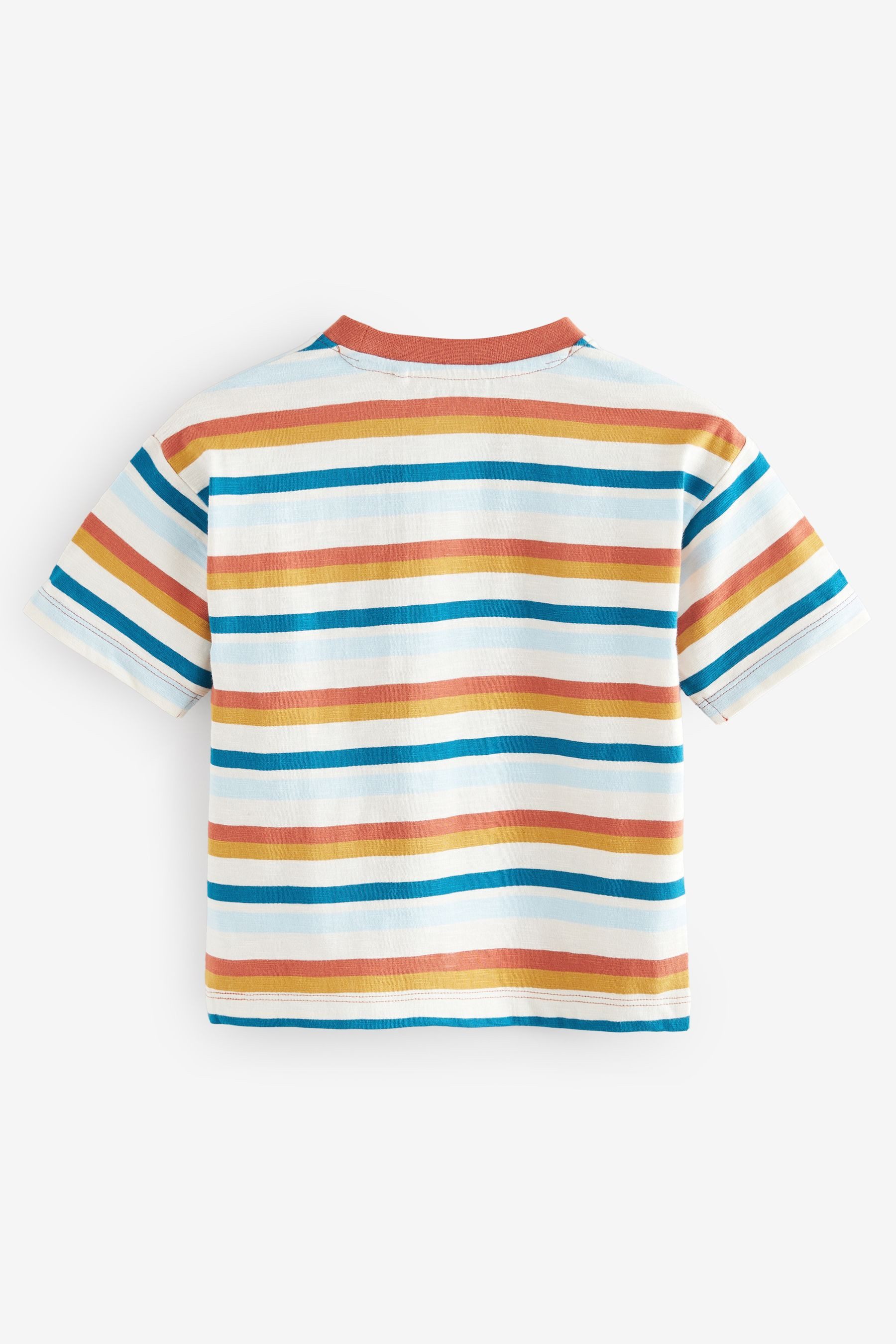 Next T-Shirt 3er-Pack strukturierte Henley Kurzarm-T-Shirts günstig online kaufen