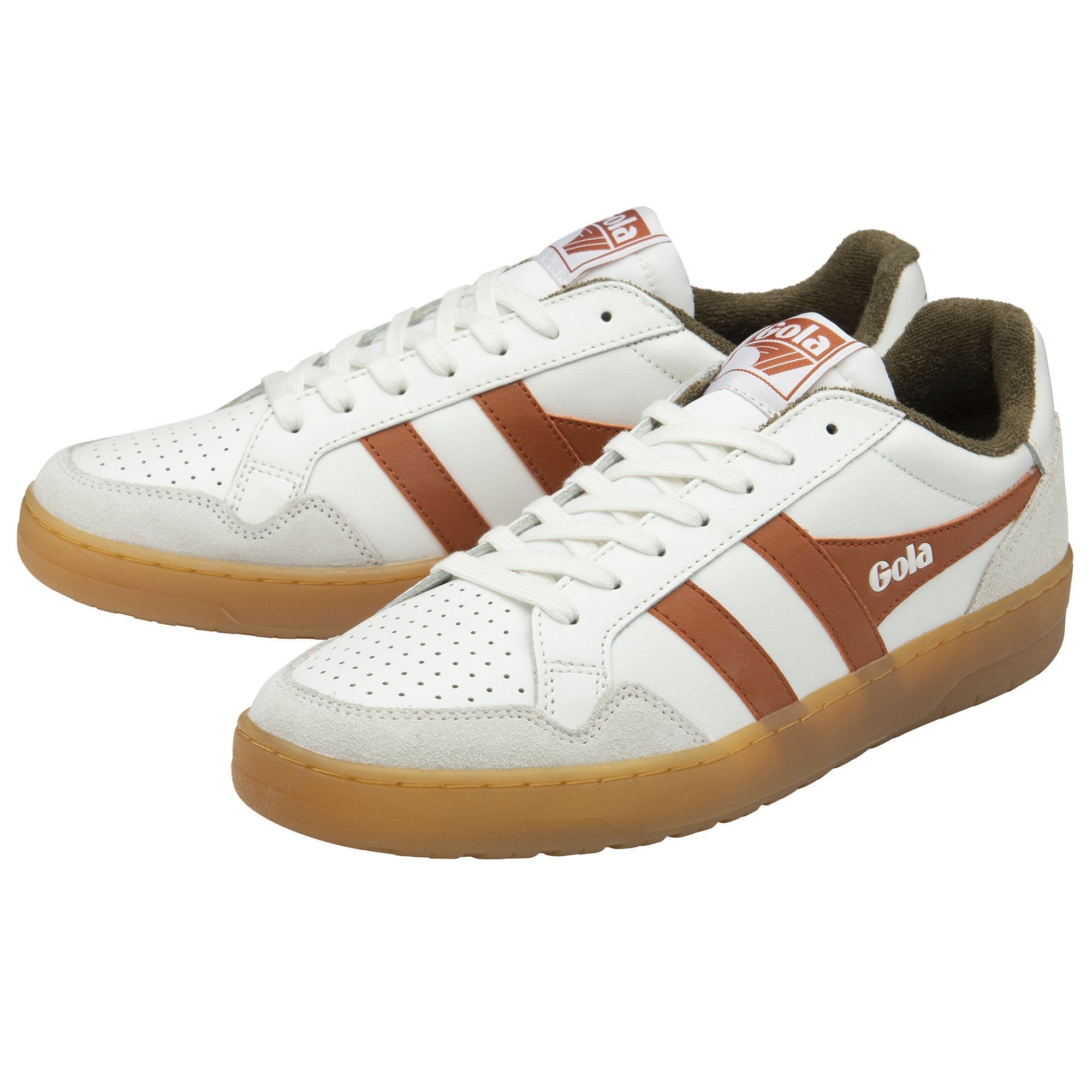Eagle '86 2025 weiss/orange/khakigrün Herren Sneaker