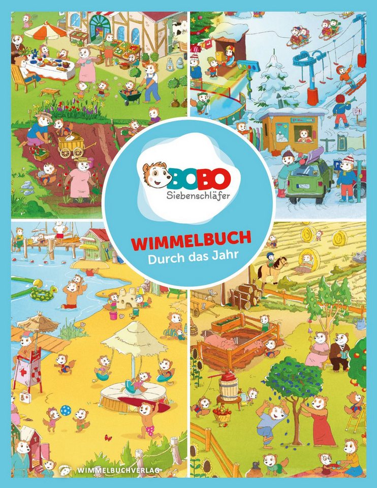 Bobo Siebenschläfer Wimmelbuch - Durch das Jahr mit Bobo Siebenschläfe / Animation JEP-