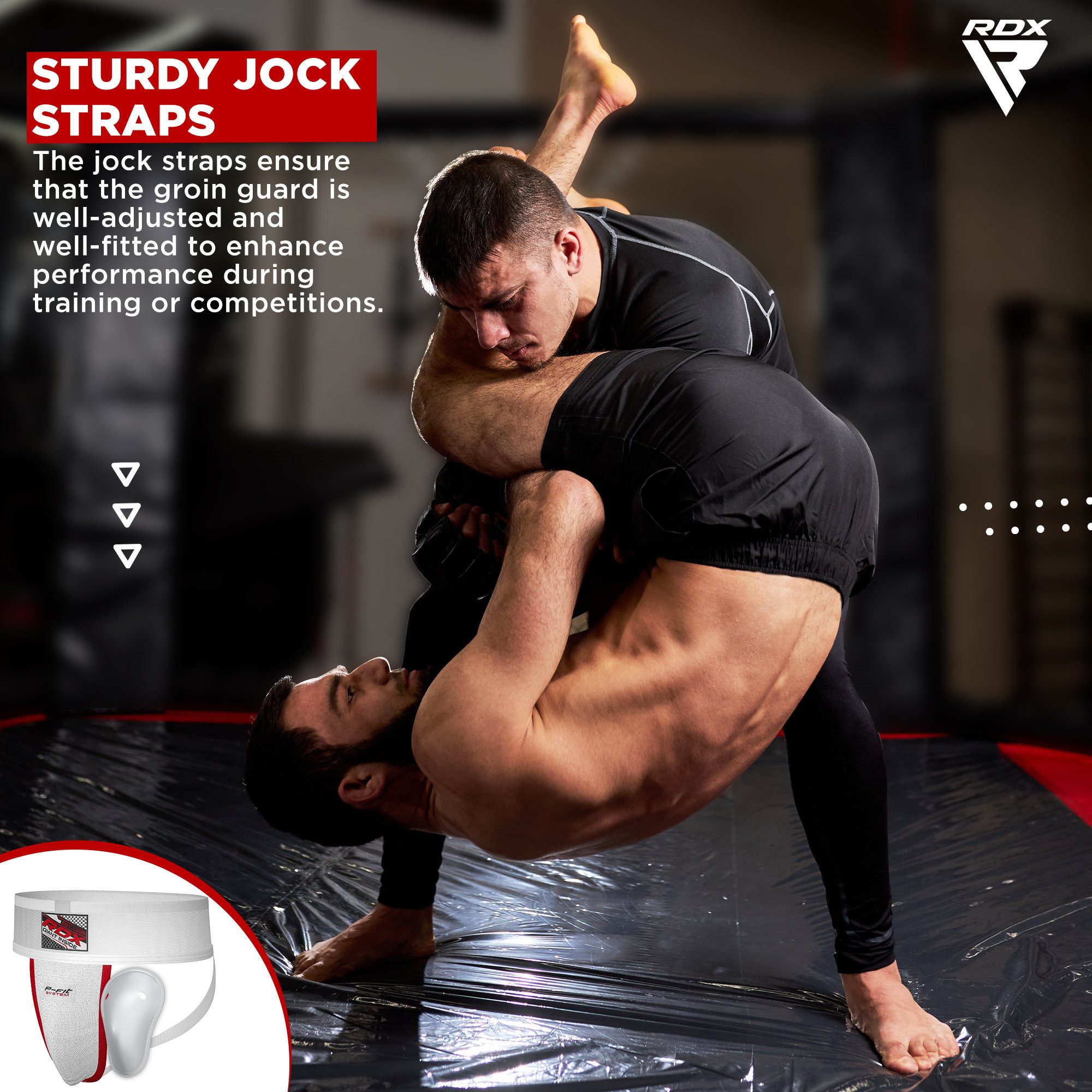 RDX Sports Tiefschutz RDX Groin Guard Boxen Kampfsport Cup MMA Abdo Protector Kickboxen – Bild 5 von 5