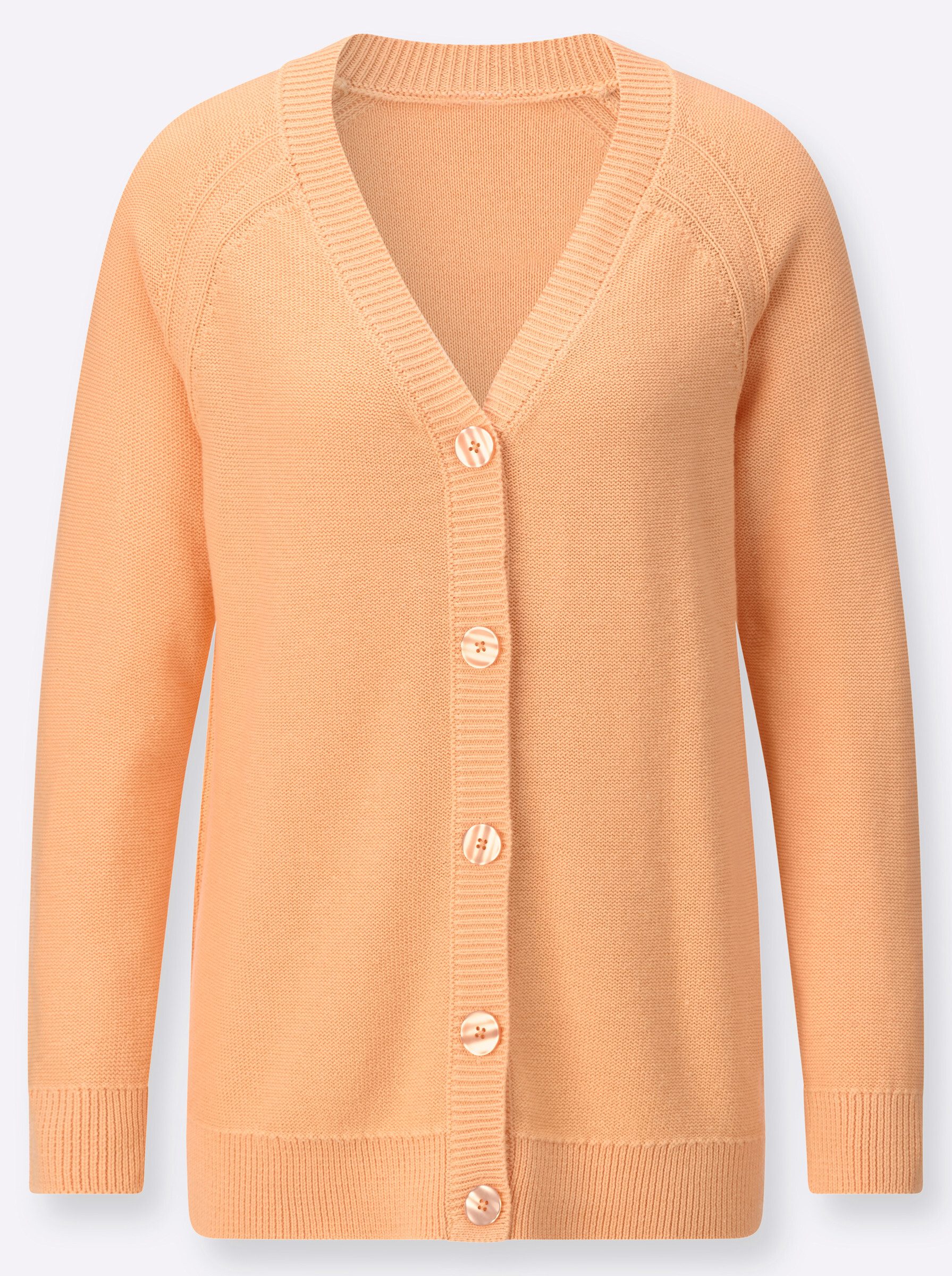 Witt Strickjacke Strickjacke Langarm Links-Strick
