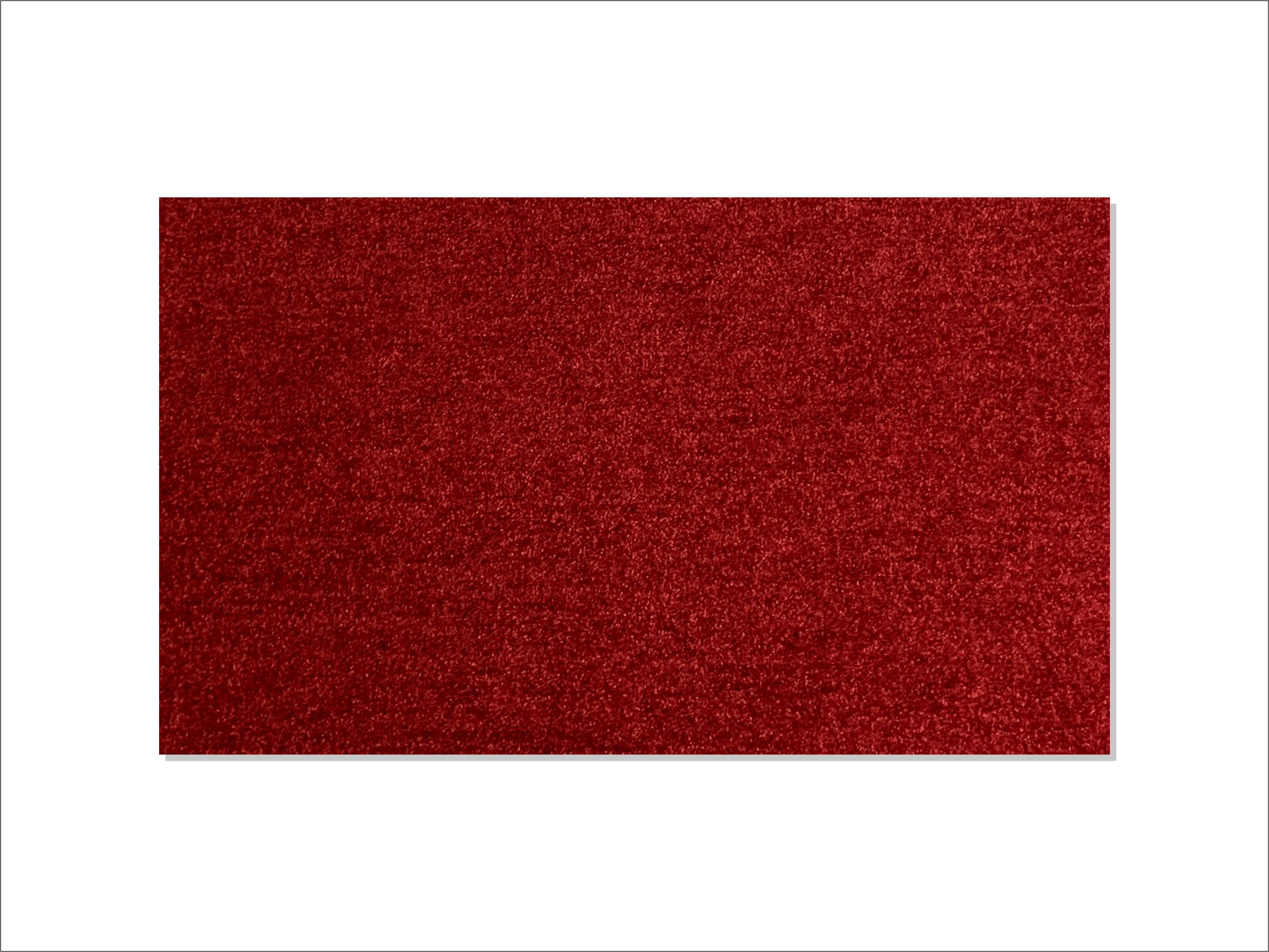 Keilbach 127x77x0,9cm, red Fußmatte bravo.1 Designprodukte