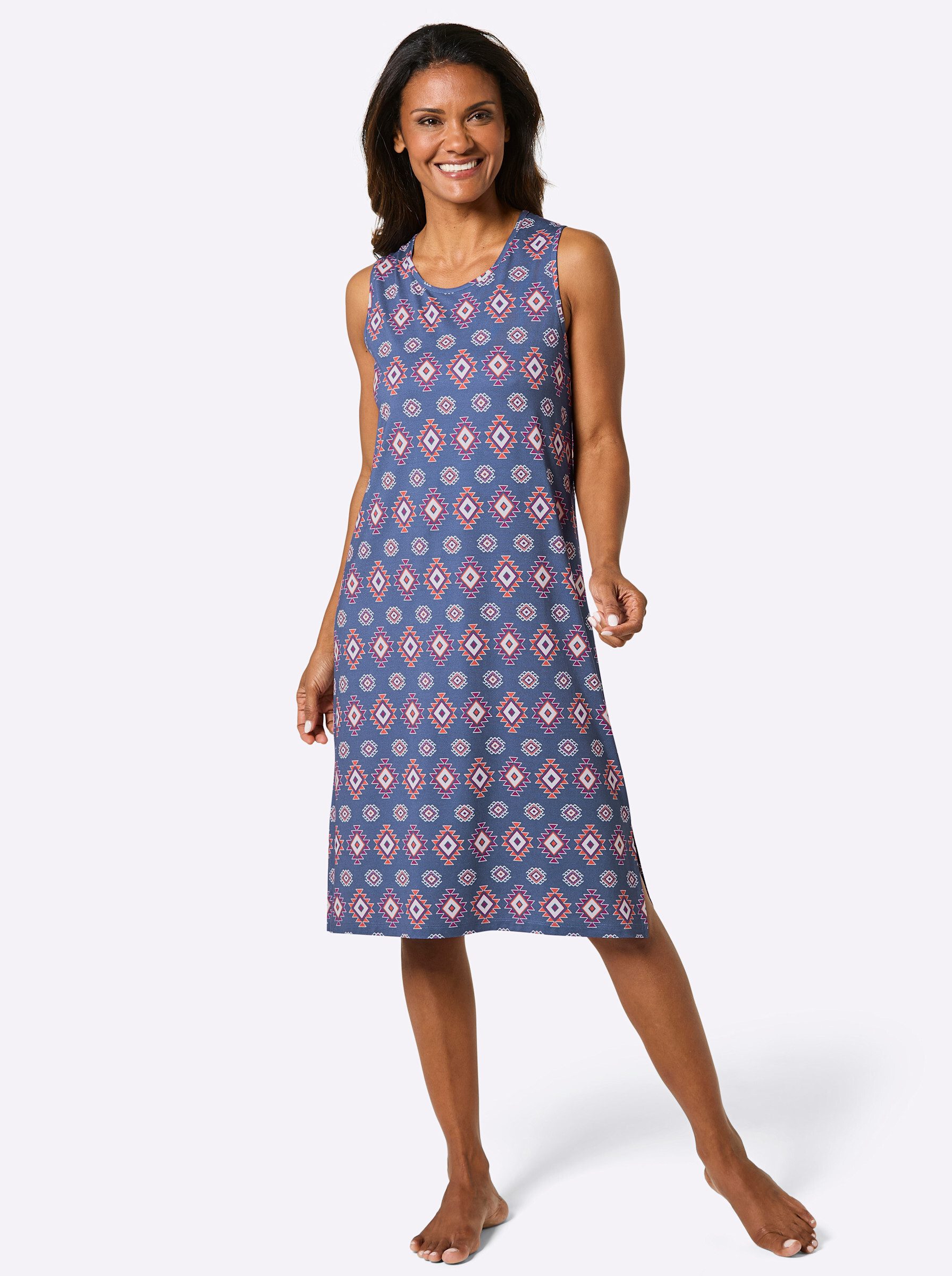 Witt Strandkleid Sommerkleid Ärmellos
