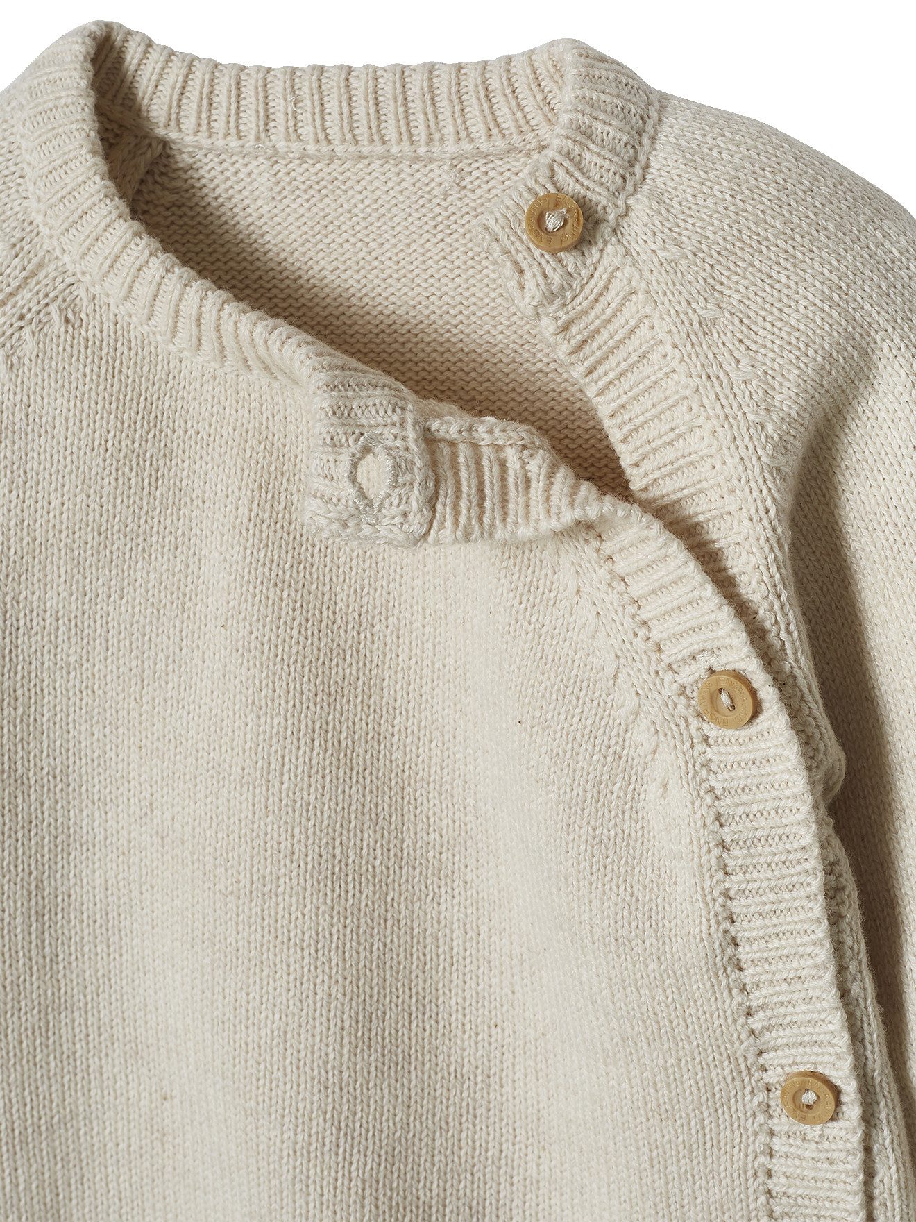 vertbaudet Pullunder Baby Strickpullover, Knöpfe vorn