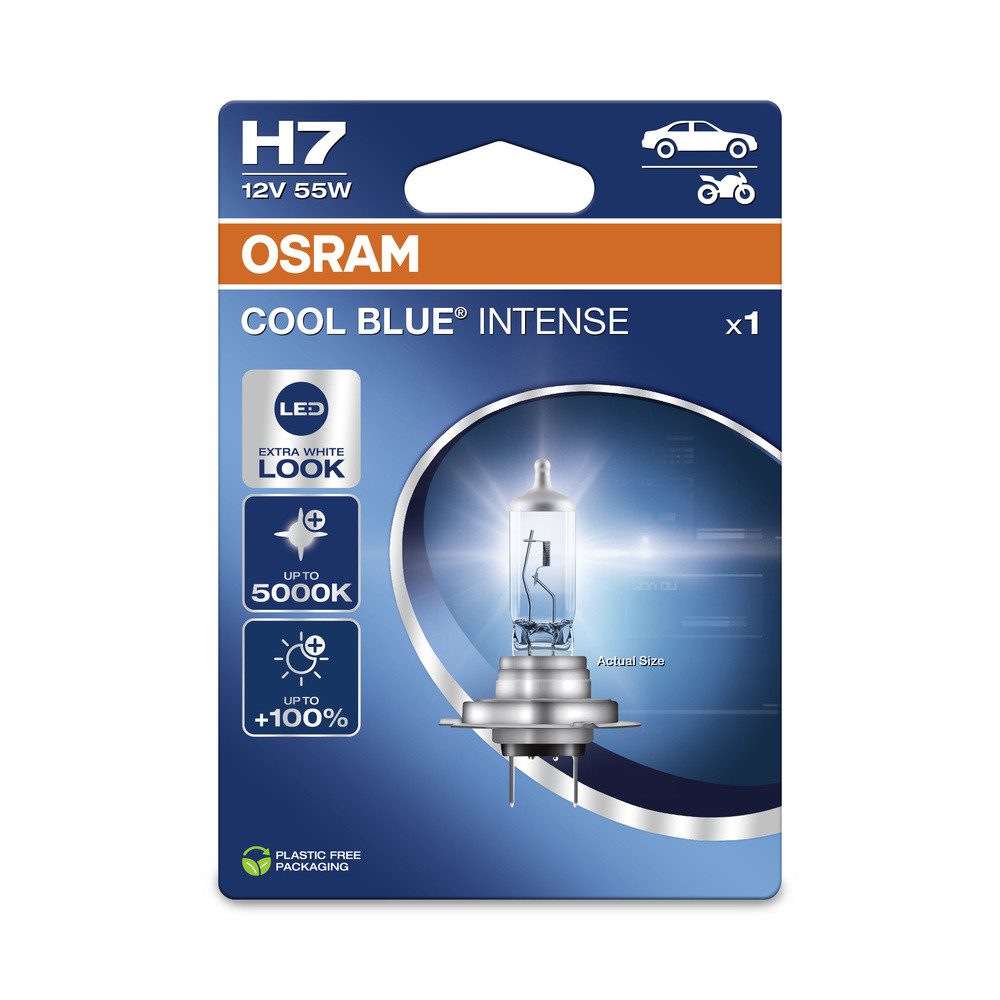 Osram KFZ-Ersatzleuchte Osram Automotive 4062172395038 Halogen Leuchtmittel COOL BLUE® INTENSE