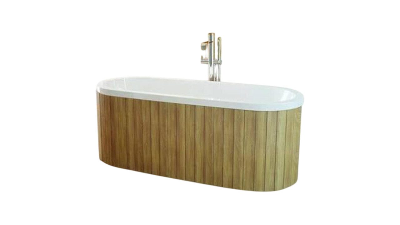 JVmoebel Badewanne Badewannde Oval Modern Natur Wanne Bade, Made in Europa