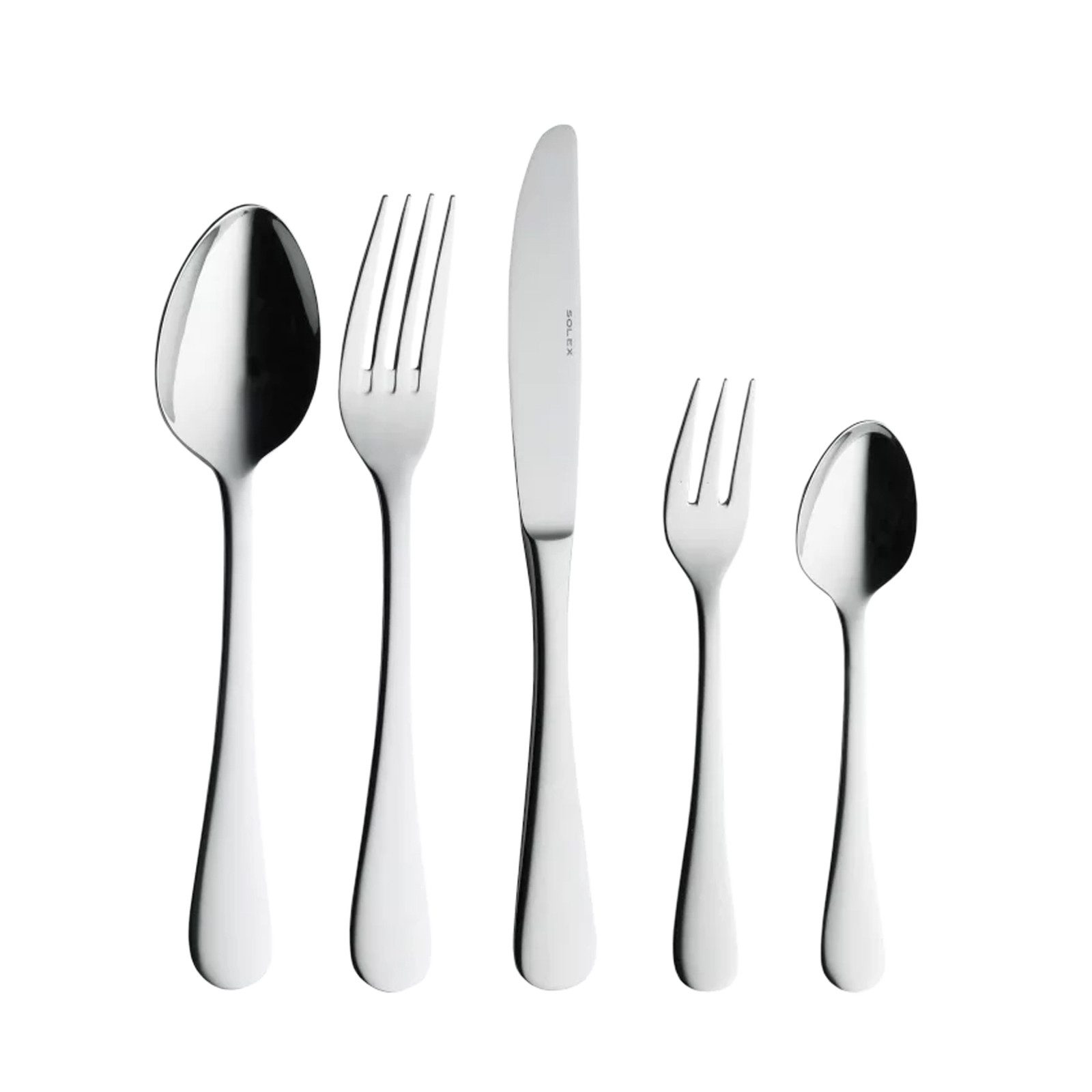 solex Besteck-Set Besteckset 30-tlg. Julia (24-tlg), 6 Personen, Edelstahl 18/10, Essbesteck Tafelbesteck Spülmaschinenfest
