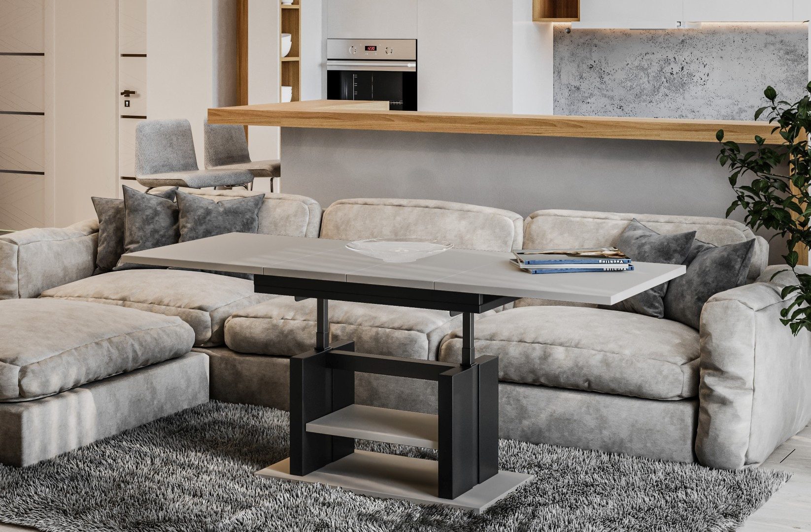 Endo-Moebel Couchtisch Dior 110cm - 170cm günstig online kaufen