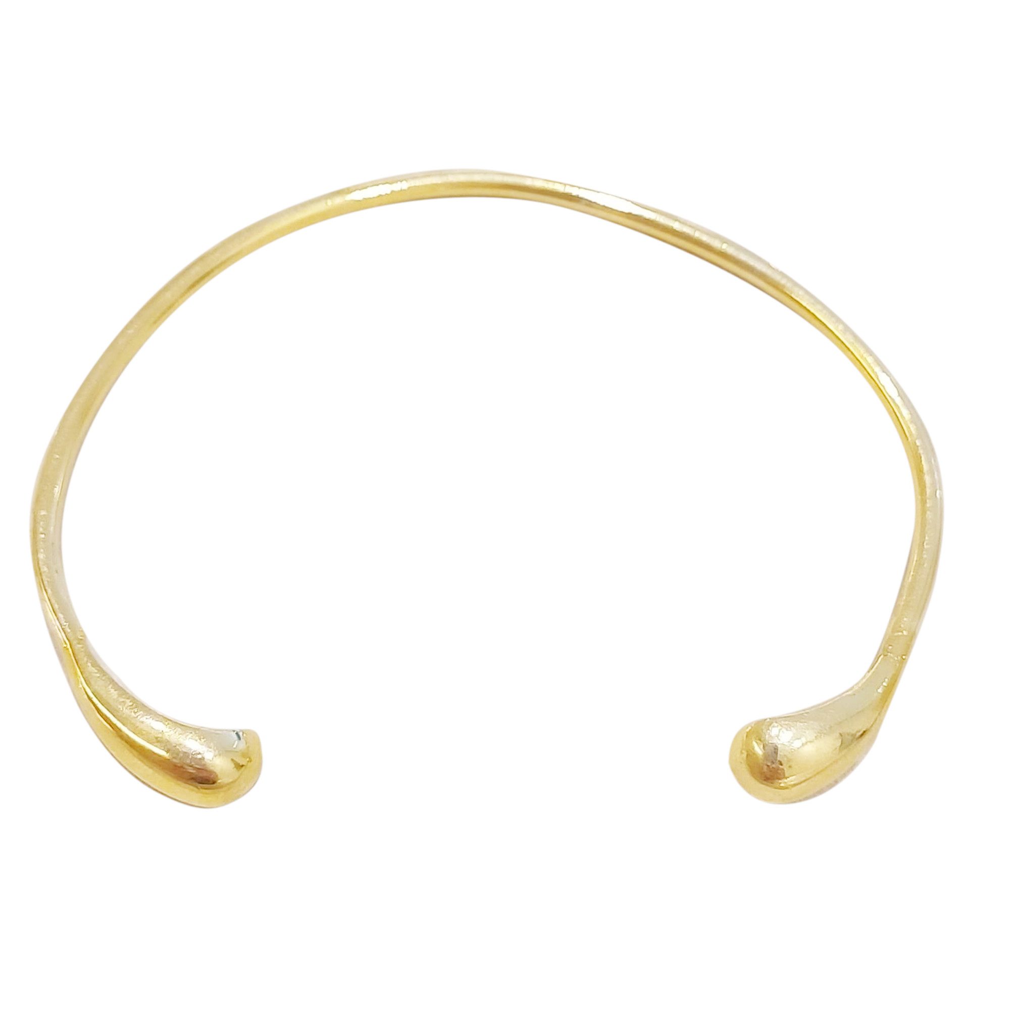 Cavill Silberarmband Cavill 925er Sterlingsilber Armreif vergoldet, offen, flexibel (1-tlg)