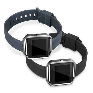 kwmobile Uhrenarmband, 2x Sportarmband kompatibel mit Fitbit Inspire / Inspire HR - Armband TPU Silikon Set Fitnesstracker