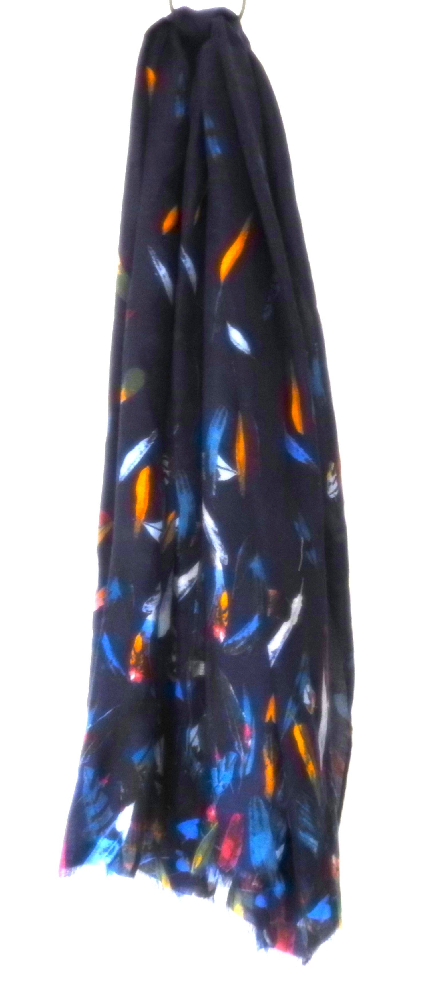 Italy Moda Modeschal Blätter