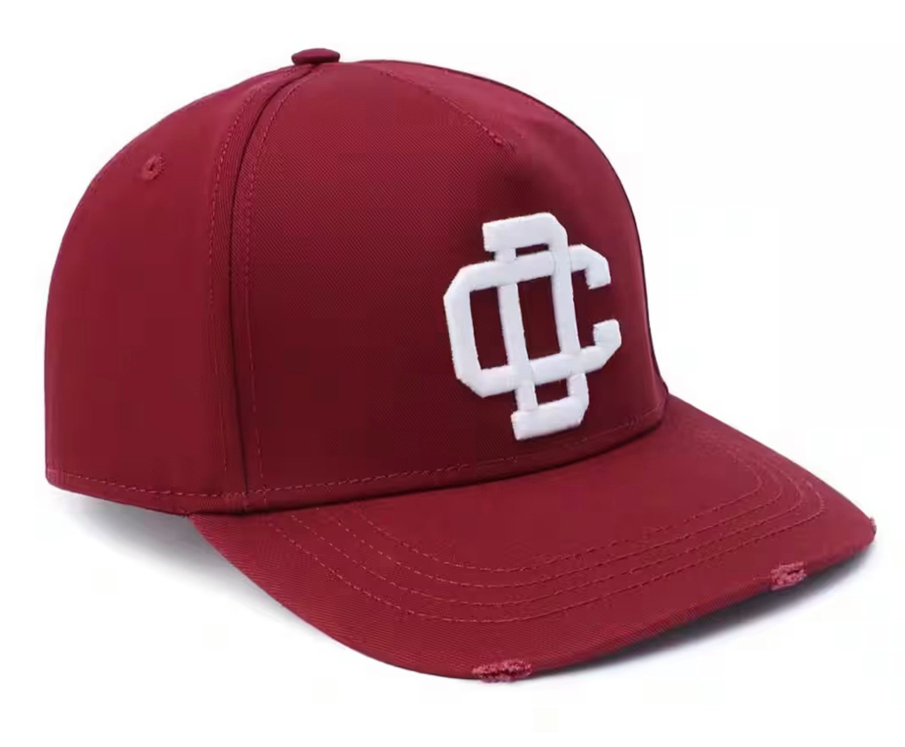 Dsquared2 Baseball Cap Basebalkappe Icon DC Crest Varsity College Cap Kappe Streetwear trifft auf Luxusmode