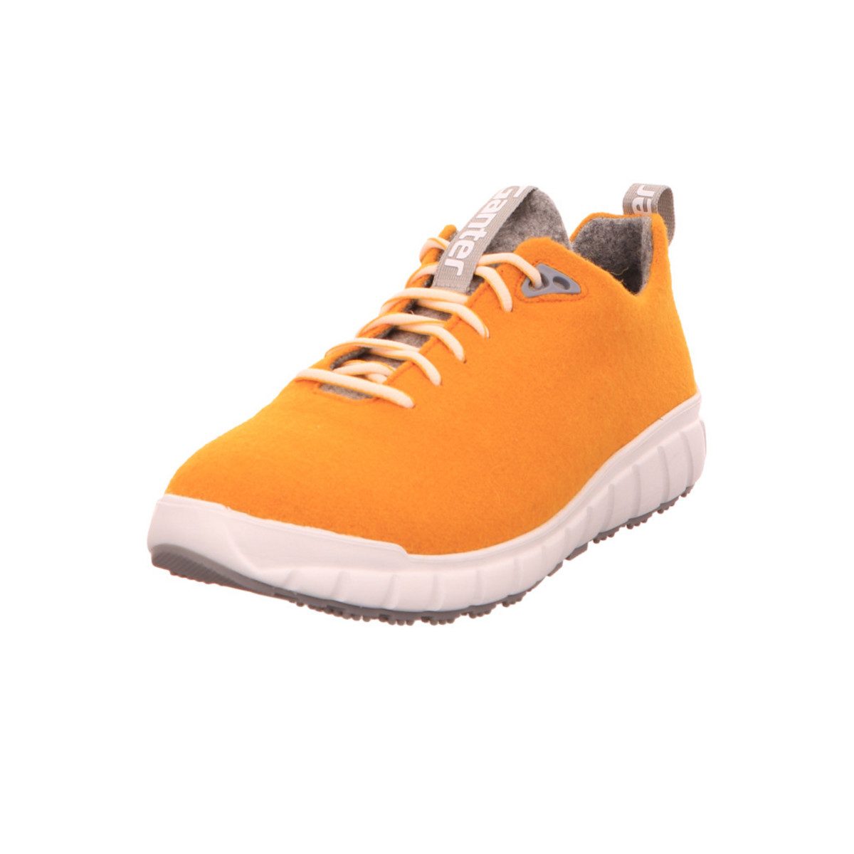 Abeba Schnürschuh 6774 Uni6 – Zertifizierter Berufsschuh, Gestricktes Textil In Orange, Größe 40