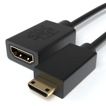 JAMEGA Mini HDMI Adapter Kabel, HDMI Buchse zu Mini HDMI Stecker 4K UHD HDMI-Adapter