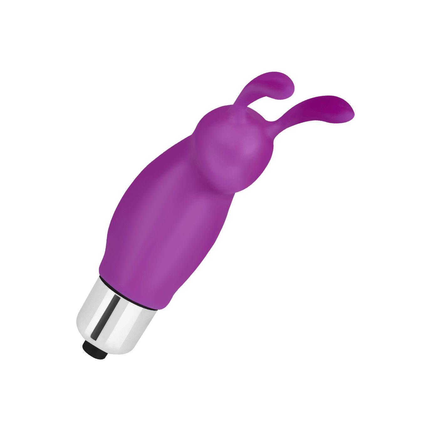 EIS Auflege-Vibrator EIS Minivibrator 'Häschen-Bullet', 11.5cm, wasserdicht, hasenförmig Violett
