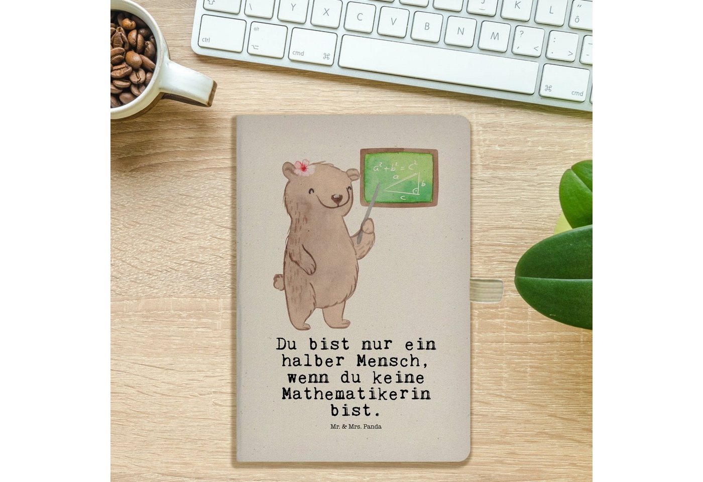 Thumbnail - Mr. & Mrs. Panda Notizbuch Mathematikerin Herz - Transparent - Geschenk, Kollege, Kladde, Notize Mr. & Mrs. Panda, Kreat...