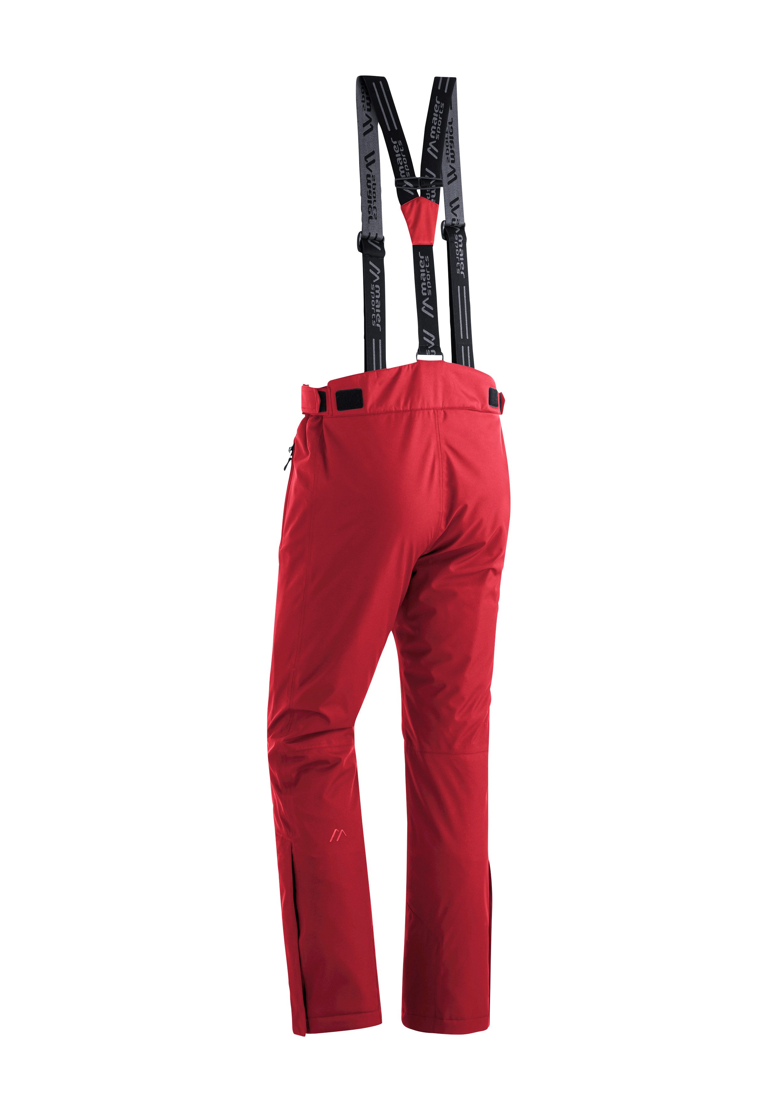 Maier Sports Skihose Joscha Slim Herren Schneehose mit Hosenträgern, wind/wasserdicht, Slim Fit