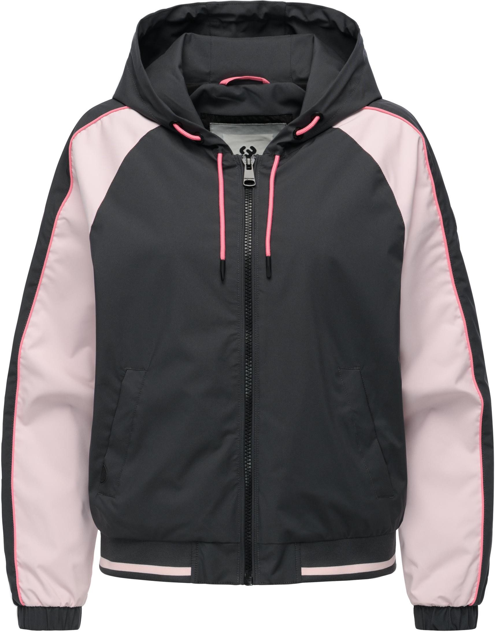 Ragwear Outdoorjacke Nicandra Sporty YOUMODO Sportliche Übergangsjacke mit Kapuze