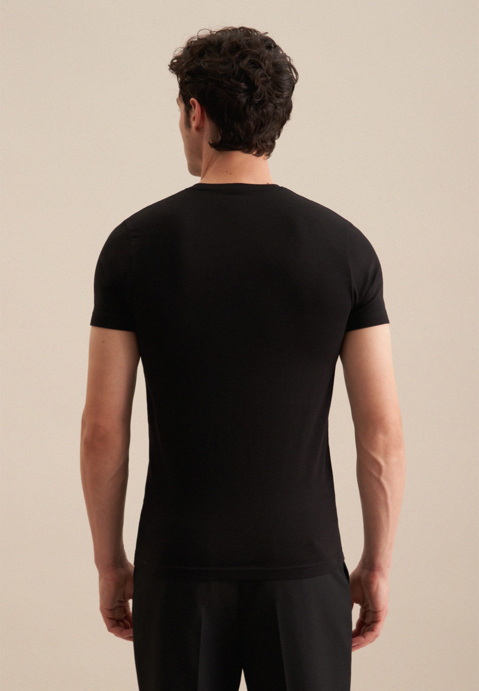 seidensticker T-Shirt Schwarze Rose Kurzarm Rundhals günstig online kaufen