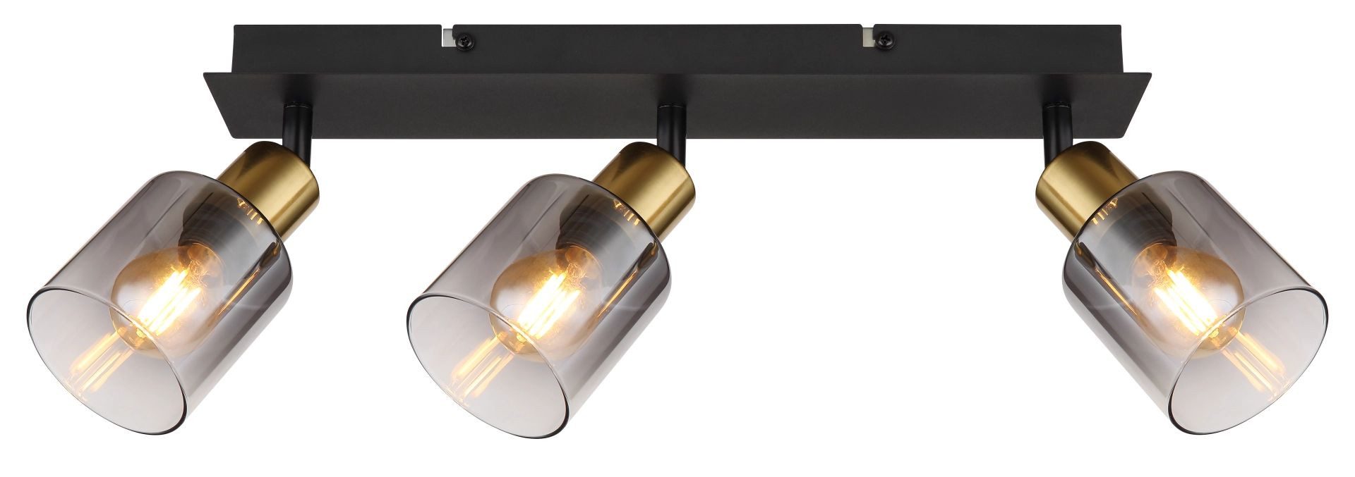 GLOBO LIGHTING Deckenstrahler HOLLSY, ohne Leuchtmittel, Deckenspot, Glas, Wohnraum, Flur