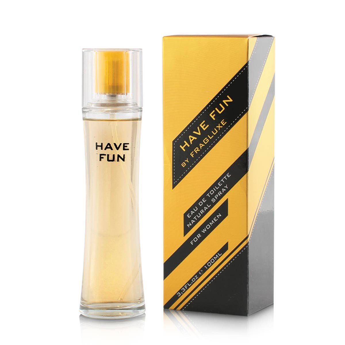 Fragluxe Eau de Toilette HAVE FUN - Damen Parfüm - fruchtige & süße Noten, - 100ml - Duftzwilling / Dupe Sale