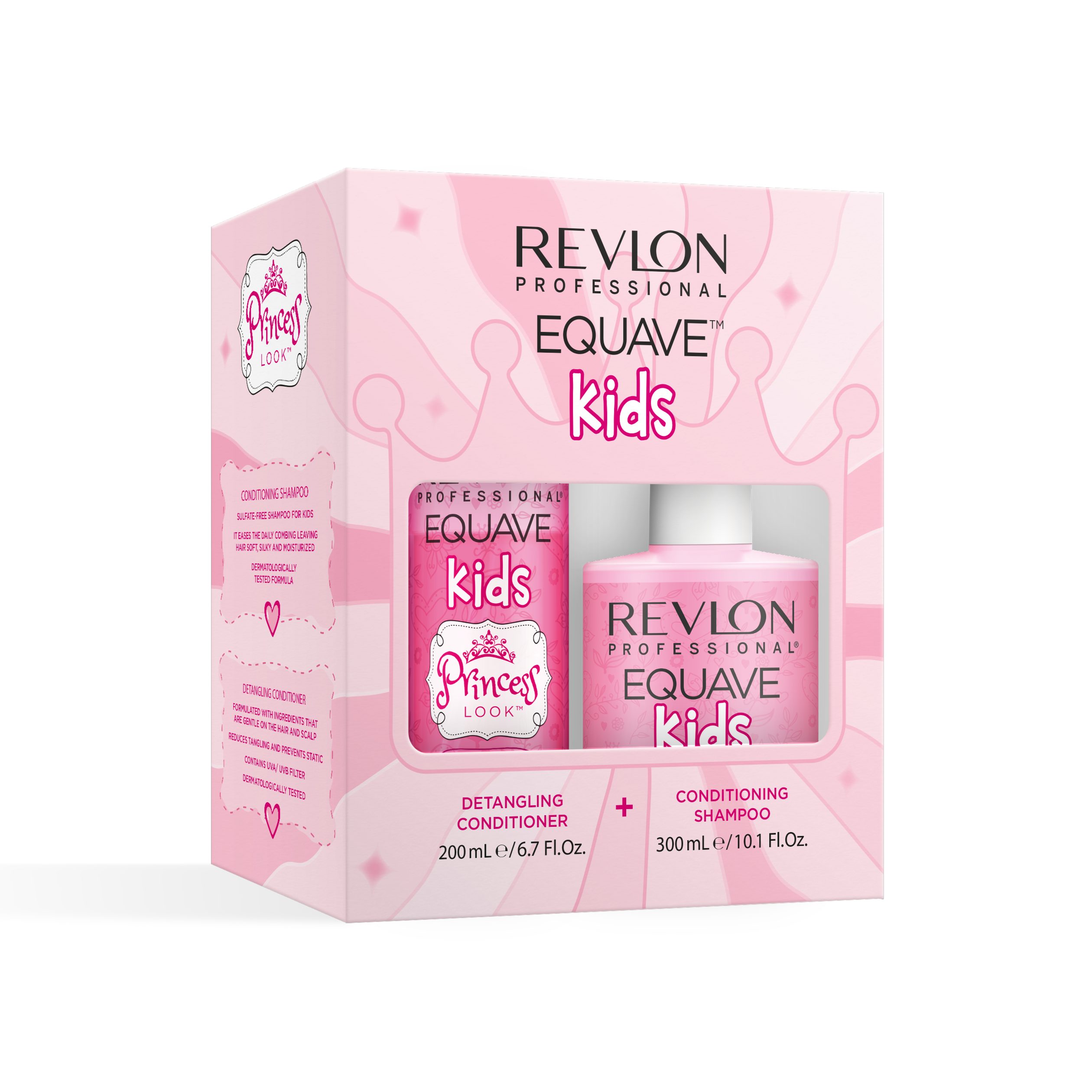 REVLON PROFESSIONAL Уход за волосами-Set Kids Princess Look Shampoo & Conditioner Pack 300ml + 200ml, Spar-Set, 2-tlg., Limited Edition