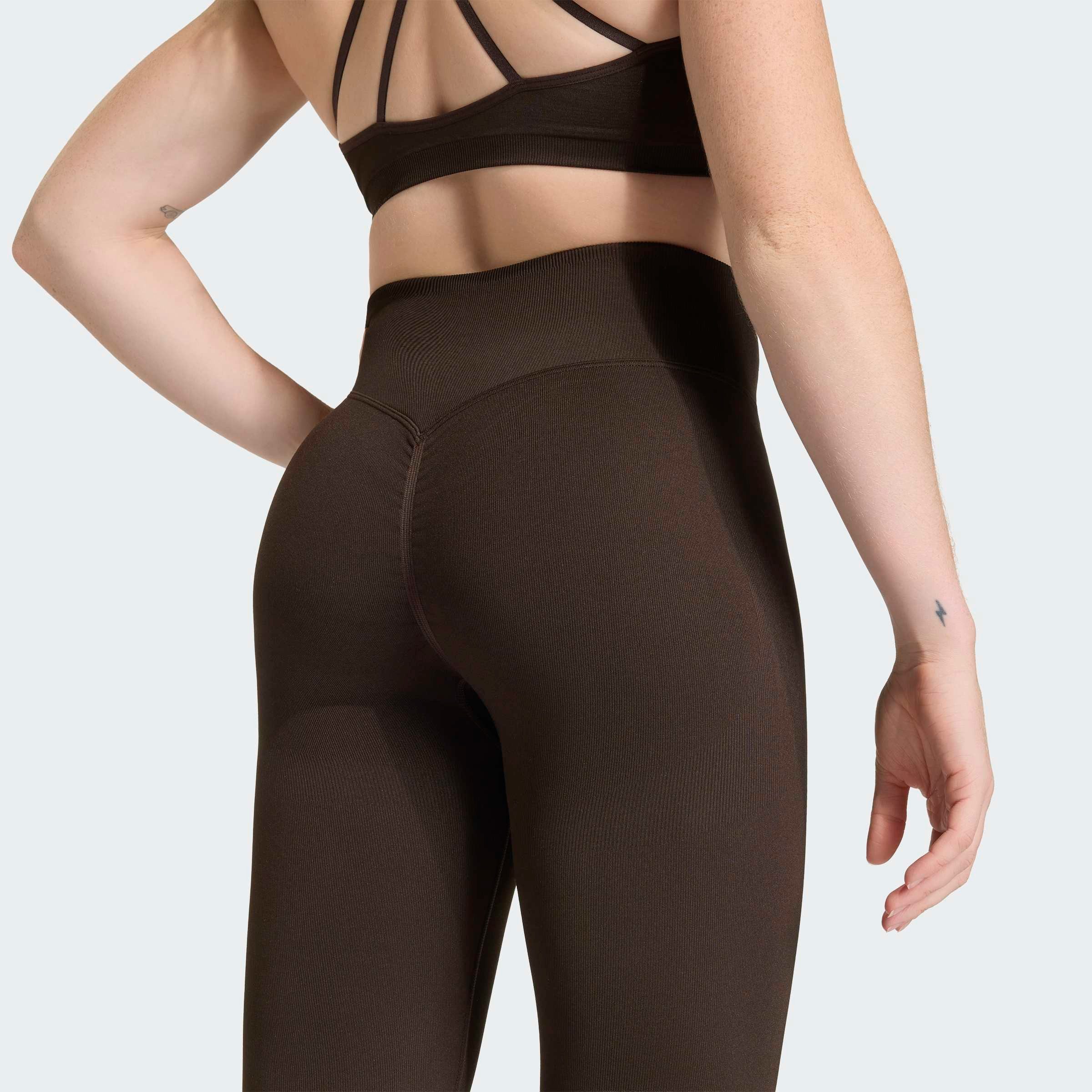 adidas Performance WORKOUT ESSENTIALS KNIT SCRUNCH 7/8 LEGGINGS