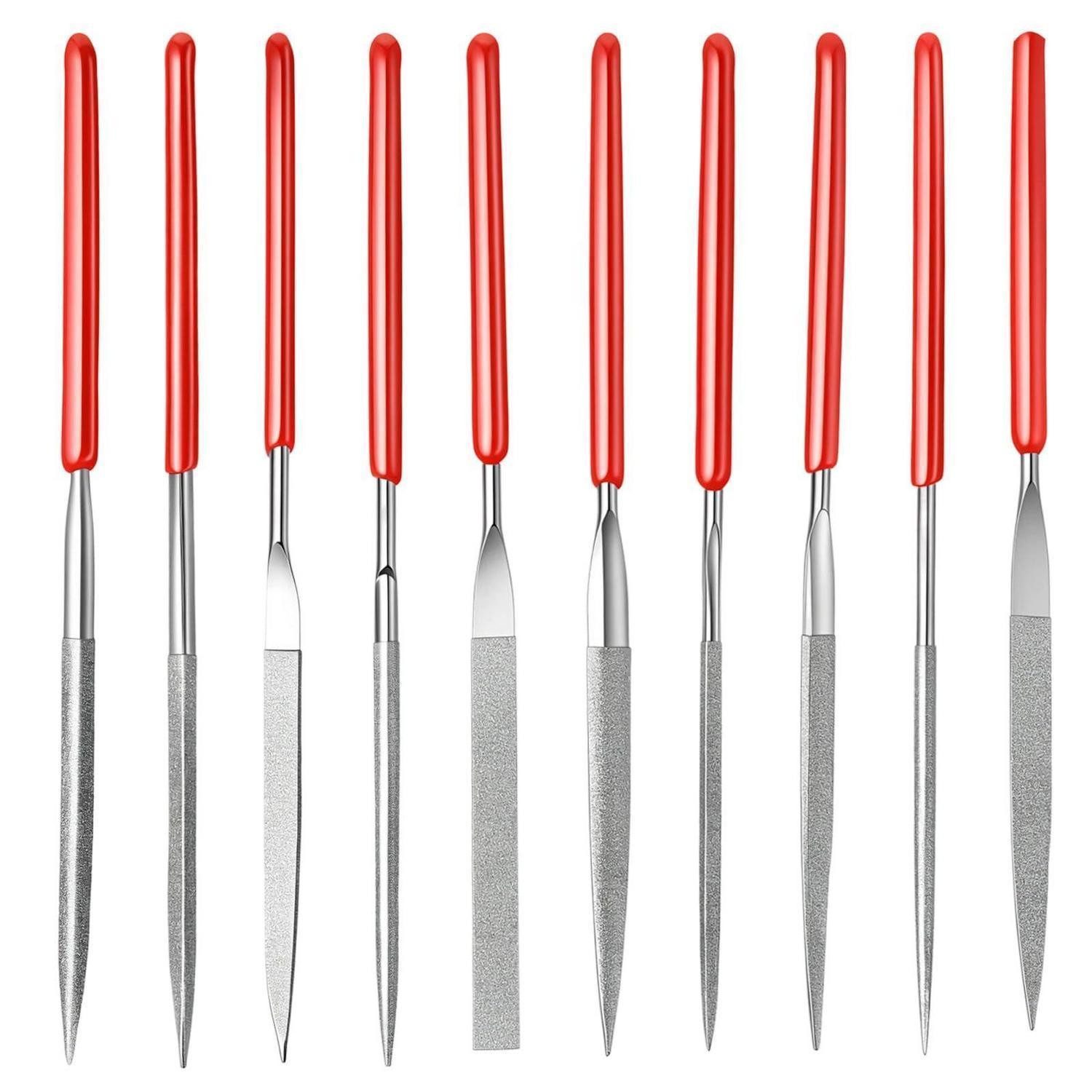 LuxusKollektion Werkstattfeile Diamant-Mini-Feilen Set 10er 10cm, (10 St)