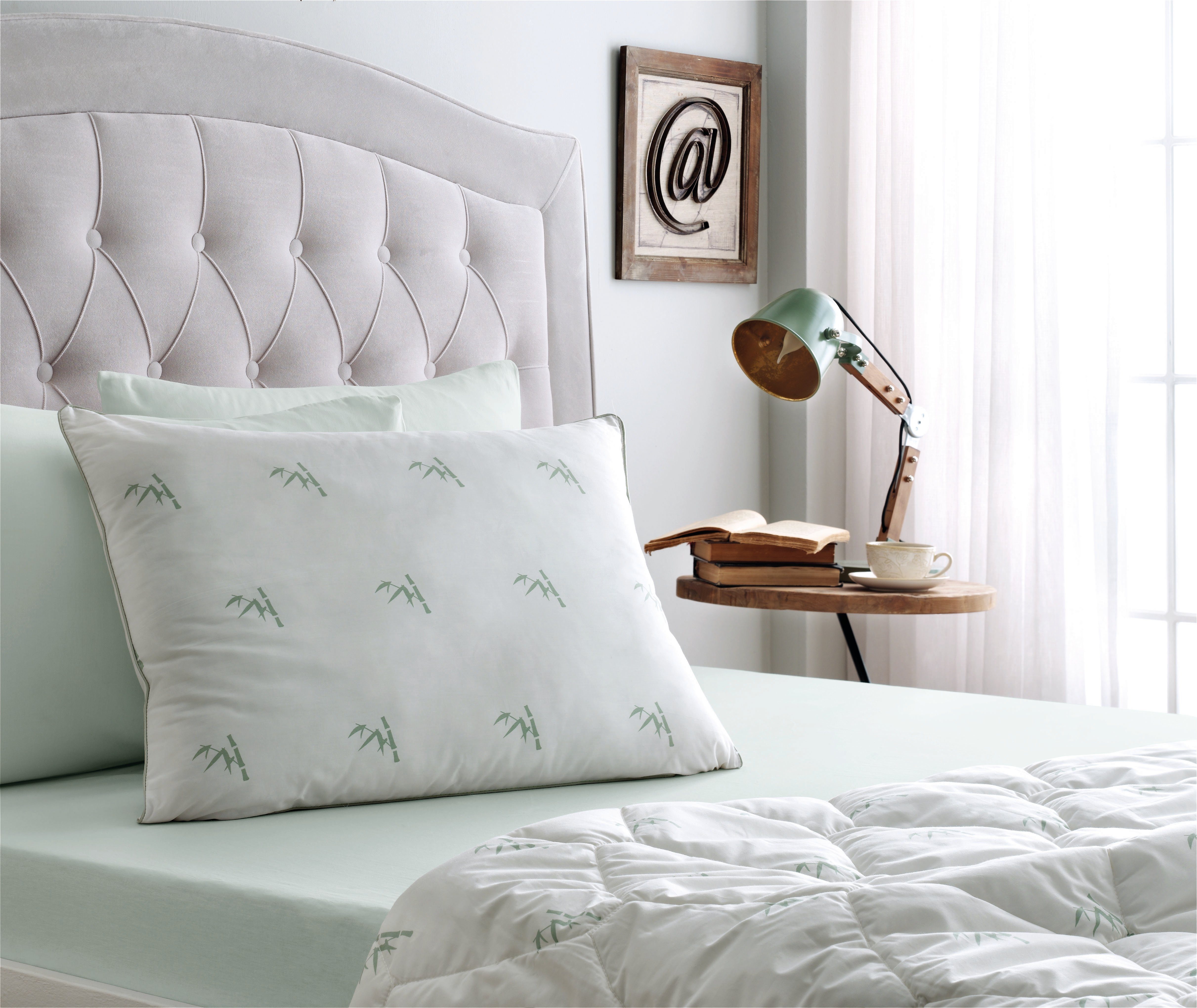 Yatas Bedding Naturfaserkissen Bambus Majestät, Kopfkissen 40x80, 80x80 cm, Bauchschläfer, Rückenschläfer, Seitenschläfer, atmungsaktiv, allergiker geeignet (Hausstauballergiker)