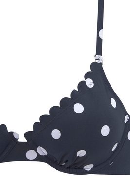 LASCANA Bügel-Bikini-Top Jada, mit leichter Wattierung und Muschelkante