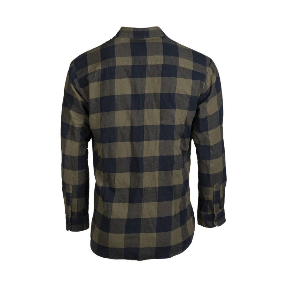 Mil-Tec Karohemd HOLZFÄLLERHEMD LEICHT SCHWARZ/OLIV - günstig online kaufen