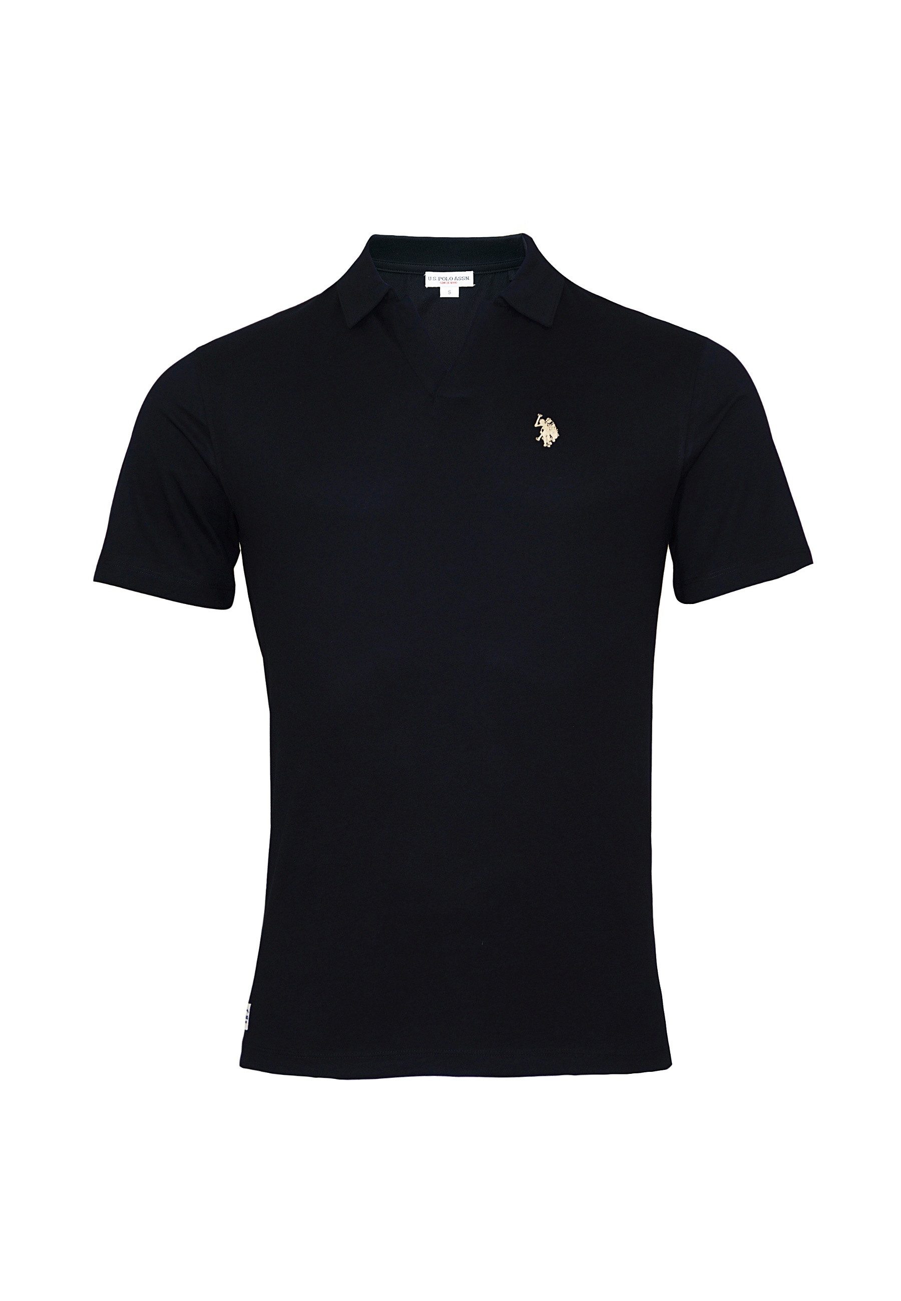 Poloshirt Poloshirt Kurzarmshirt Knopflos
