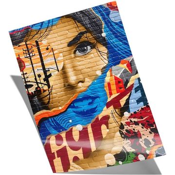 Mister-Kreativ XXL-Wandbild Graffiti Wall Girl - Premium Wandbild, Viele Größen + Materialien, Poster + Leinwand + Acrylglas