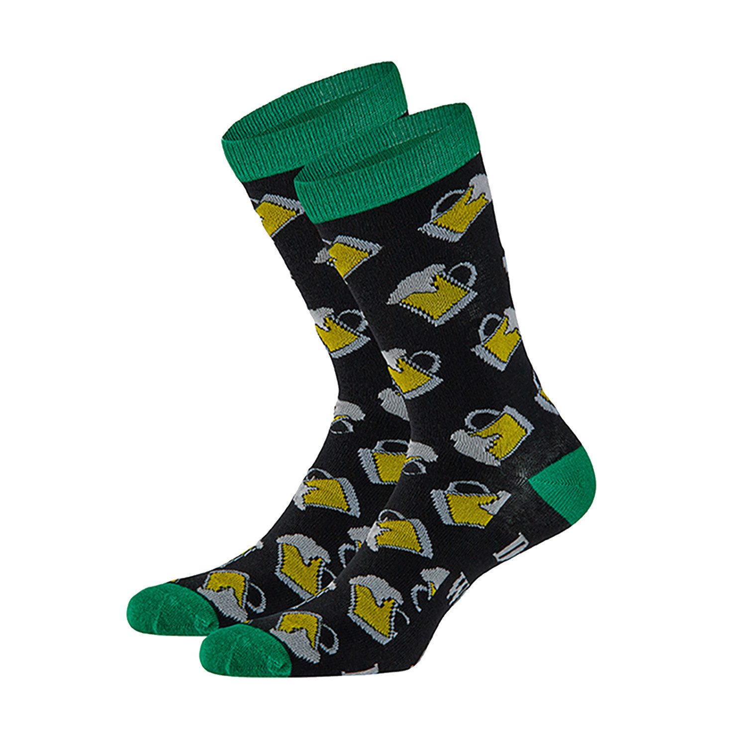 Yuhu Socken Herren Bier Socken in Bierdose Geschenkverpackung 1 Paar