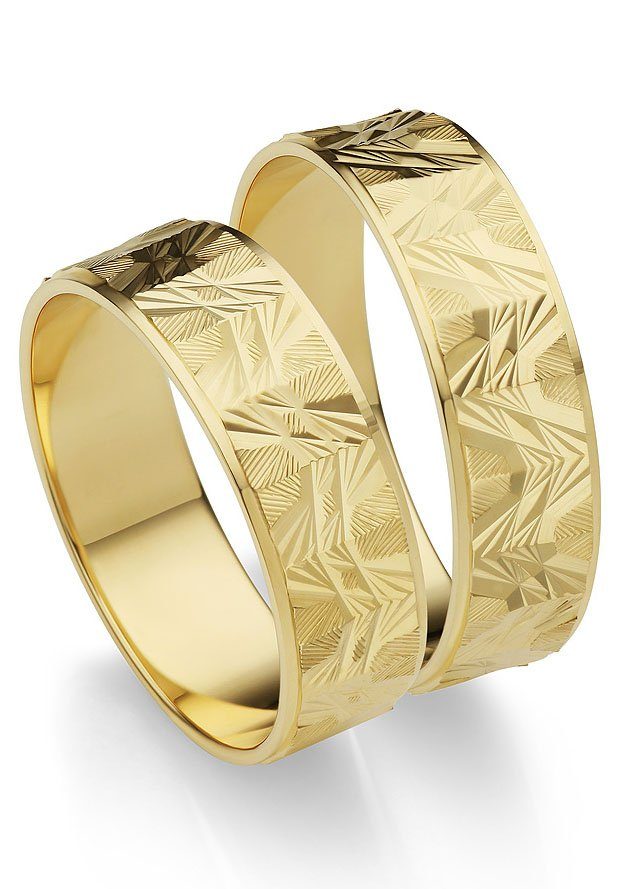 Firetti Trauring Schmuck Geschenk Gold 375 Hochzeit Ehering "LIEBE", Made in Germany