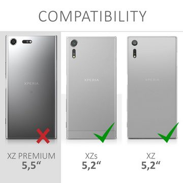 kwmobile Handyhülle Case für Sony Xperia XZ / XZs, Hülle Silikon transparent - Silikonhülle