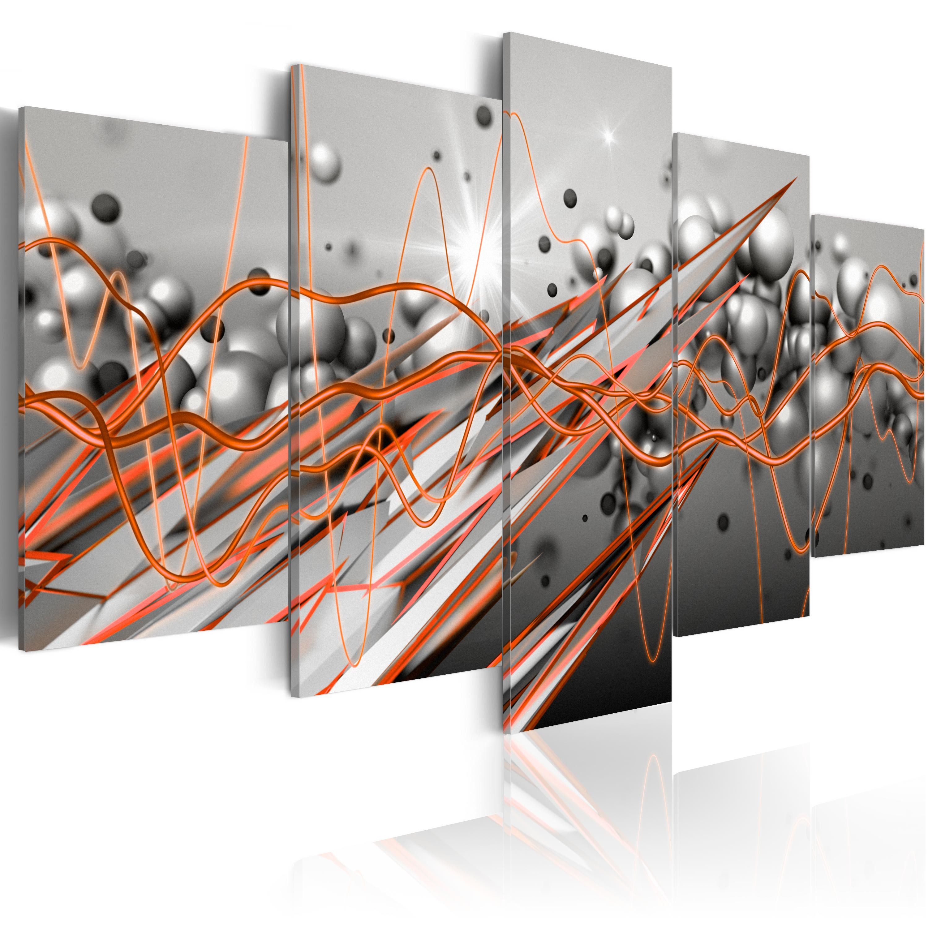 Artgeist Wandbild Orange Stream