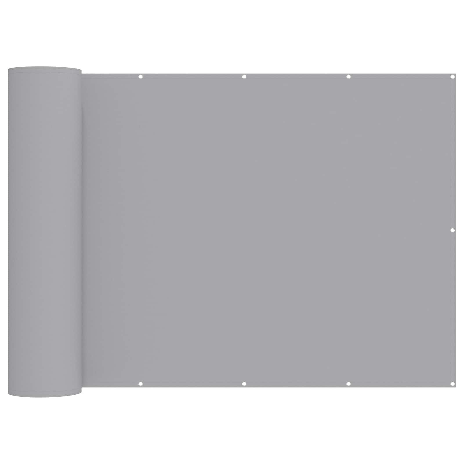 vidaXL Balkonsichtschutz Balkon Sichtschutz 150 x 800 cm Stoff mit PU-Beschichtung (1-St)