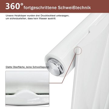 ELEGANT Heizkörper 630 x 1004mm / 630 x 850mm,Weiß, Bad, Warmwasser, Einlagig / Doppellagig, Design Heizkörper Horizontal mit Multiblock, anthrazit, weiss, Design Flachheizkörper Vertikal Mittelanschluss, Auswählbar ventil