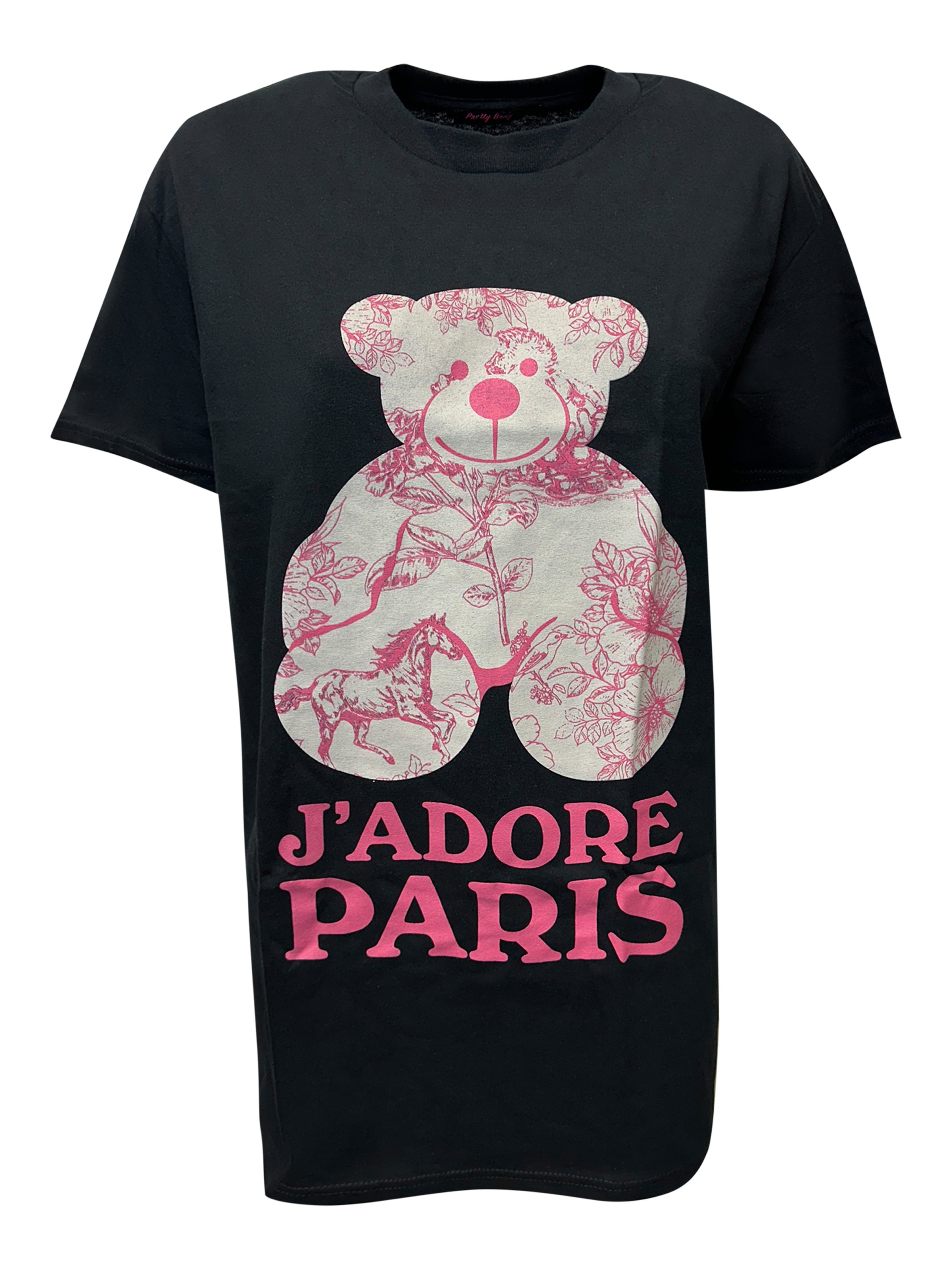 Worldclassca T-Shirt Worldclassca T-Shirt Teddy Paris Tee Sommer Oberteil