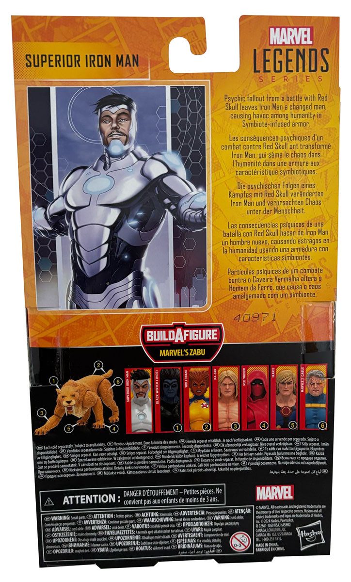 Hasbro Actionfigur Marvel Legends Series - Superior Iron Man Actionfigur mit bewegliche G