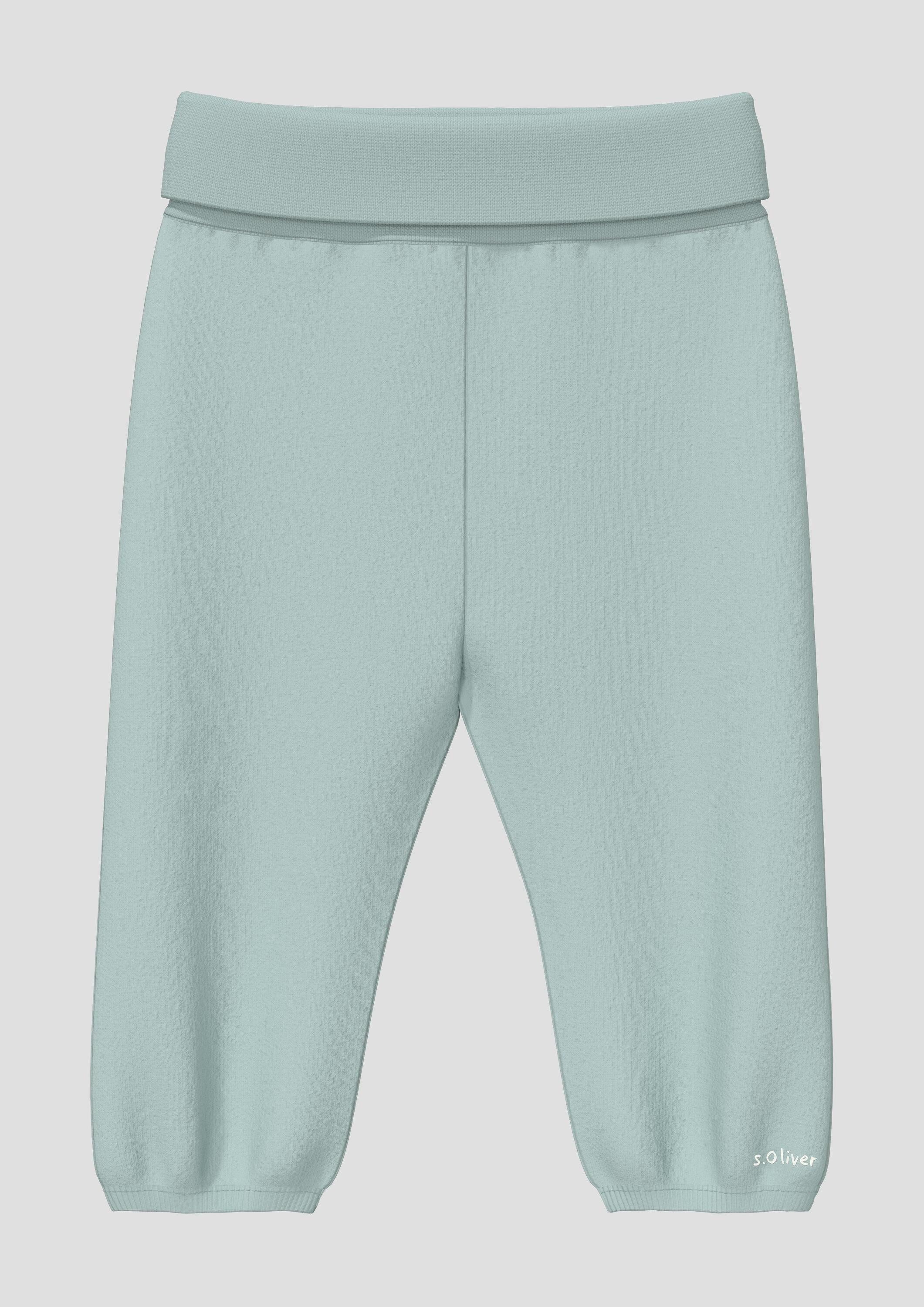 s.Oliver Jogginghose Leggings Unisex Jogpants mit Rippbund im Loose Fit