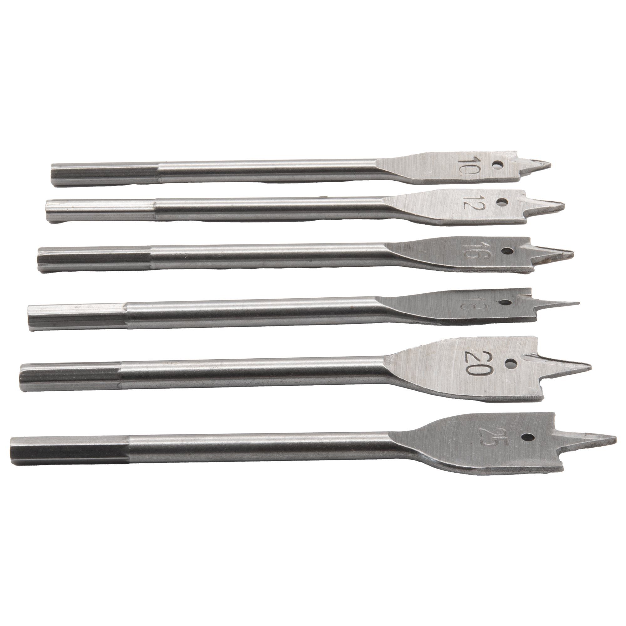 BENSON Holzbohrer 6tlg Flachbohrer Flachfräsbohre Holzbohrer, günstig online kaufen