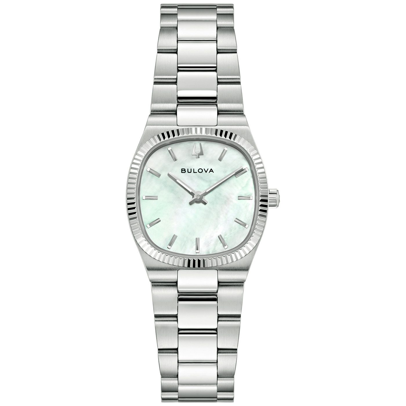 Bulova Quarzuhr Super Seville 96L353, Armbanduhr, Damenuhr, Edelstahlarmband, analog