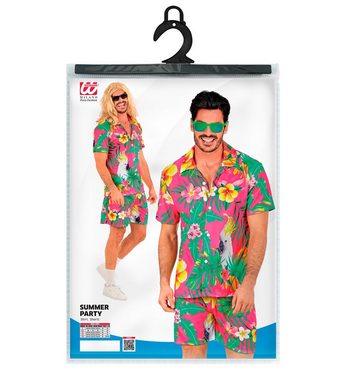 Widmann S.r.l. Kostüm Hawaii Kostüm 'Summer Party' für Herren, Pink - H