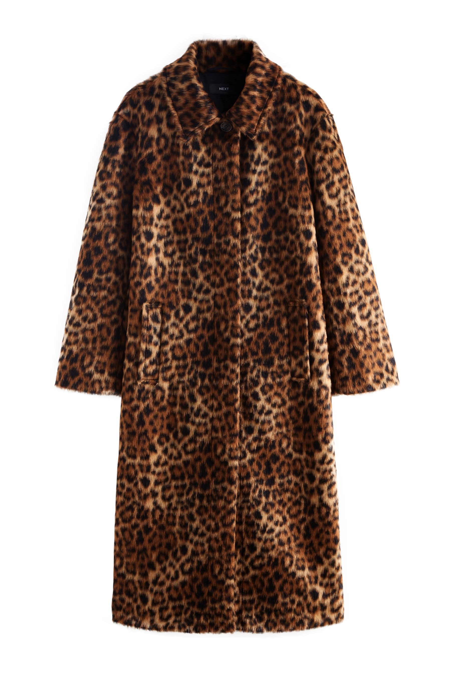 Next Fellimitatmantel Langer Mantel aus Kunstfell (1-tlg) günstig online kaufen