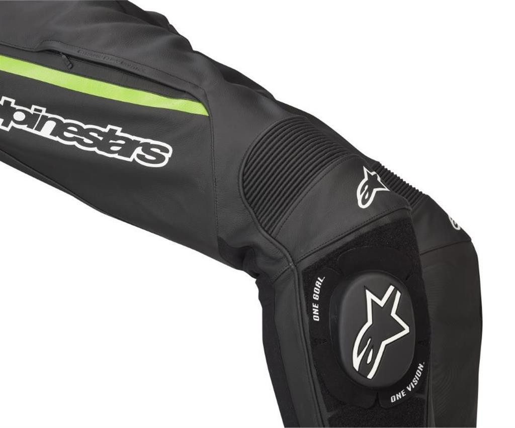 Alpinestars Motorradhose Kawasaki Alpinestars Leder Hose PISA Motorradhose