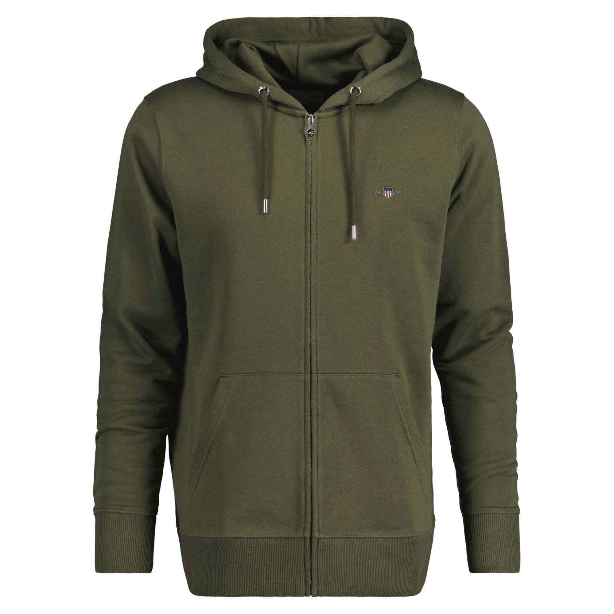 Gant Sweatshirt Herren Sweatjacke Baumwolle günstig online kaufen